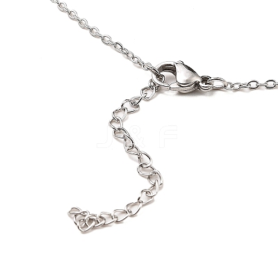 Non-Tarnish Stainless Steel Pendants Necklaces NJEW-K267-01A-P-1