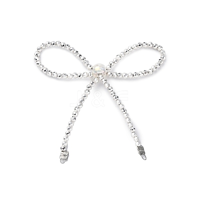 Alloy & Glass Bowknot Chandelier Component Links PALLOY-D360-01I-1