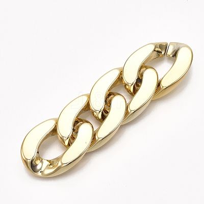 UV Plating ABS Plastic Linking Rings CCB-S162-03G-1