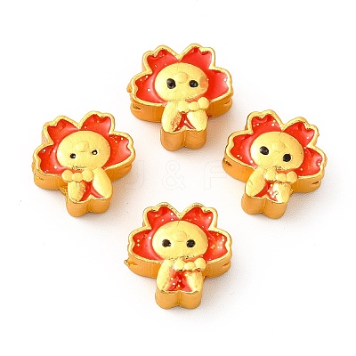 Alloy Enamel Beads ENAM-M048-13MG-A-1
