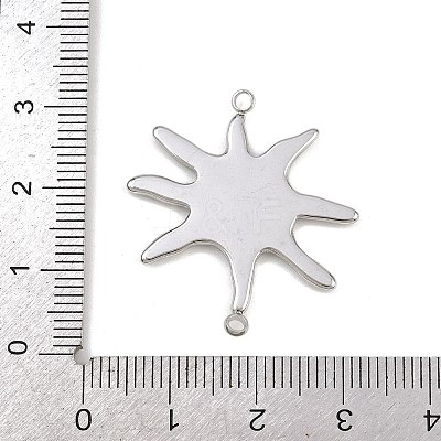 304 Stainless Steel Connector Charms STAS-B108-10P-1