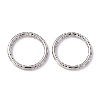 Non-Tarnish 304 Stainless Steel Jump Rings STAS-C040-01L-P-1