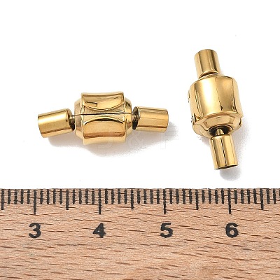 304 Stainless Steel European Clasps with Cord Ends SA-CBABC0F-11G-1