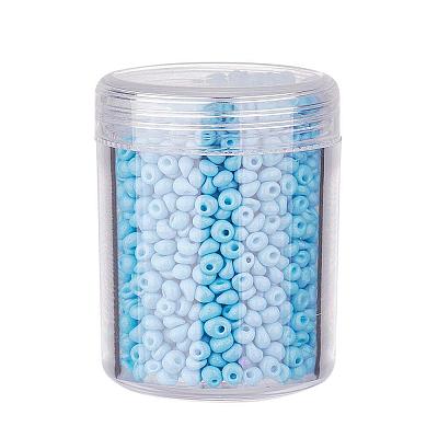 Opaque Glass Seed Beads SEED-JP0004-B08-1