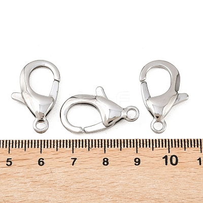 Tarnish Resistant 304 Stainless Steel Lobster Claw Clasps STAS-AB25-1