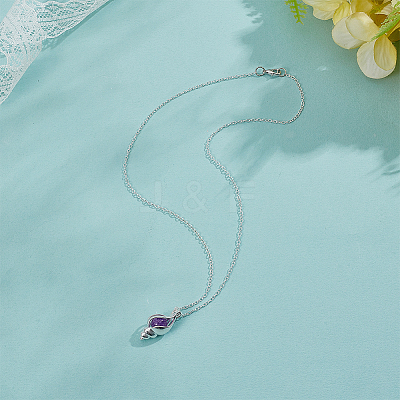 1Pc 925 Sterling Silver Conch Shaped Bead Cage Pendants STER-BC0003-95-1