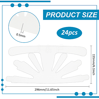 Paper Hat Shaper Insert for Baseball Caps AJEW-WH0460-093-1