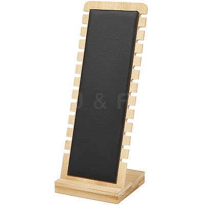 Bamboo Slant Back Necklace Organizer Display Stands NDIS-WH20007-01A-02-1