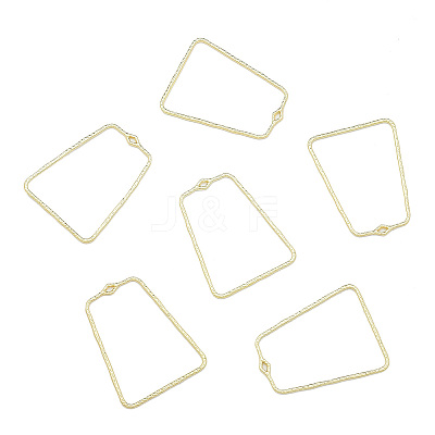 Alloy Open Back Bezel Pendants X-PALLOY-T085-04LG-1