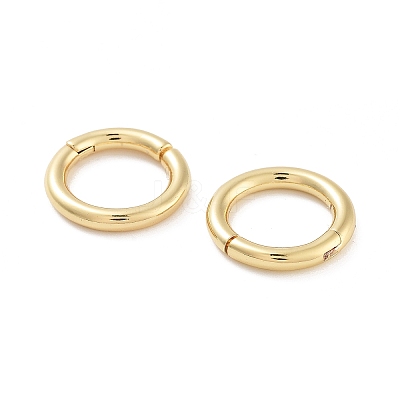 Rack Plating Brass Twister Clasp KK-G512-09A-G-1