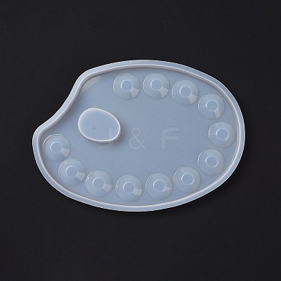 DIY Painting Palette Silicone Molds DIY-K058-07-1