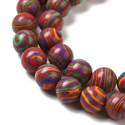 Synthetic Malachite Dyed Beads Strands G-P507-02A-03-1