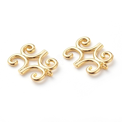 Brass Pendants KK-Z010-04G-1