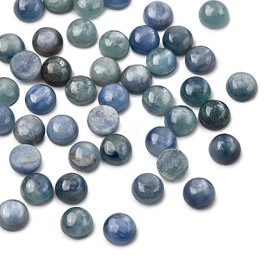 Natural Kyanite/Cyanite/Disthene Cabochons G-B146-03-6mm-1