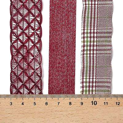 9 Yards 3 Styles Polyester Ribbon SRIB-A014-A09-1