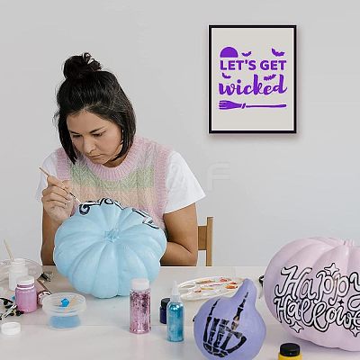 Self-Adhesive Silk Screen Printing Stencil DIY-WH0173-021-K-1