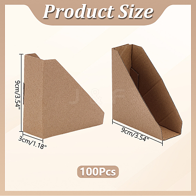 Triangle Paper Picture Frame Corner Protectors FIND-WH0126-961C-1