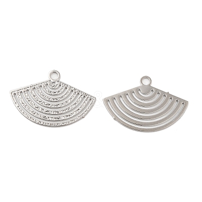 Long-Lasting Plated Brass Filigree Pendants KK-K336-19P-1