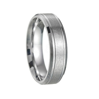 201 Stainless Steel Finger Rings for Women WG1765E-49-1