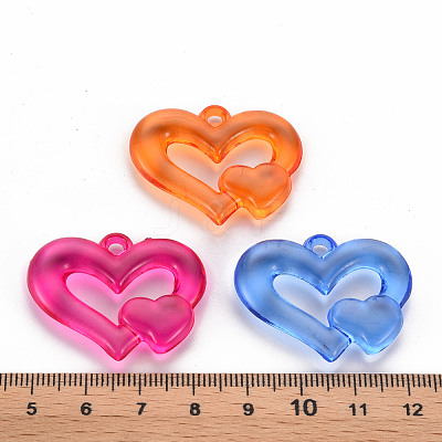 Transparent Acrylic Beads TACR-S154-57B-1