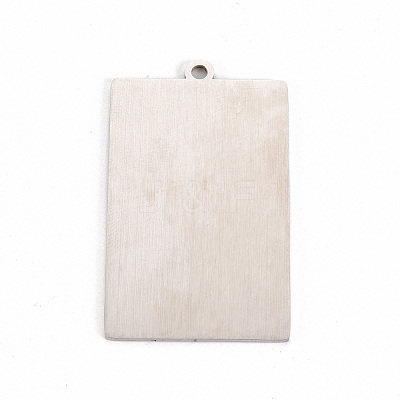 Non-Tarnish 201 Stainless Steel Pendants STAS-S105-LA211-17-1