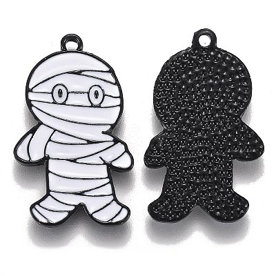 Halloween Theme Alloy Enamel Pendants LS-ENAM-J649-09B-1