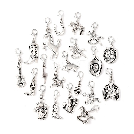 Alloy Pendant Decorations HJEW-GA00004-1