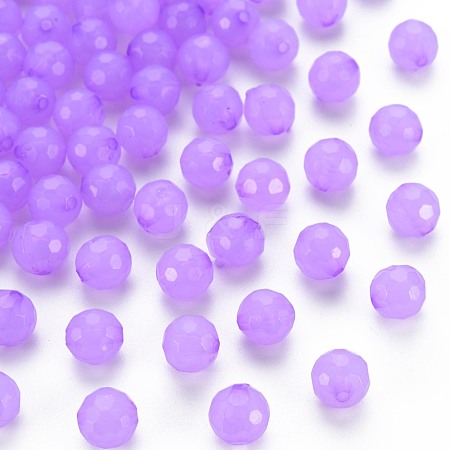 Transparent Acrylic Beads TACR-S154-62E-04-1