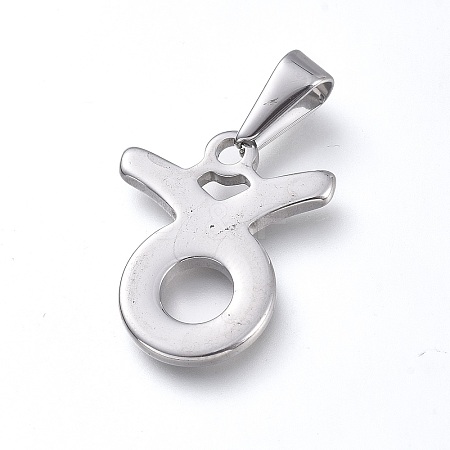 Non-Tarnish 304 Stainless Steel Pendants LS-STAS-L210-06F-P-01-1