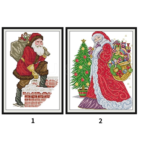 Christmas Santa Claus Pattern DIY Embroidery Kit PW-WGF4F6C-01-1