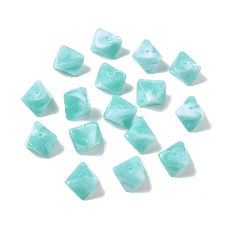 Opaque Acrylic Beads OACR-D320-02O-1