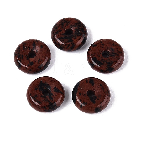 Natural Mahogany Obsidian Pendants G-Q601-30A-06-1