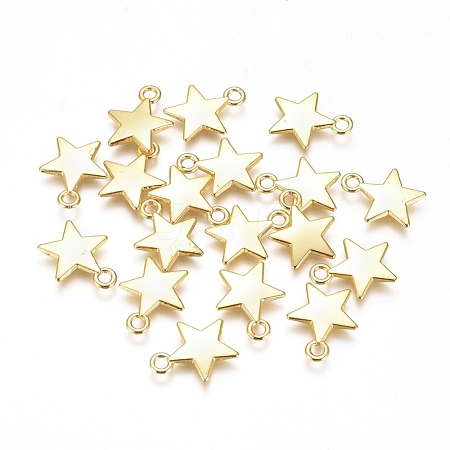 Electroplated Alloy Charms PALLOY-G267-01G-1