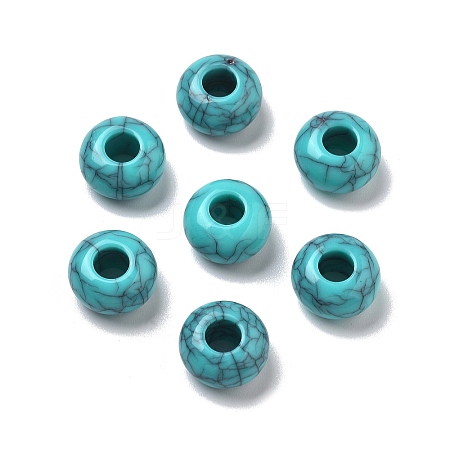 Two Tone Acrylic Beads OACR-S042-07C-1