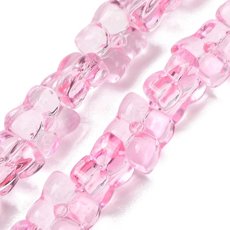 Transparent Glass Beads Strands GL-CBAAE04-01B-1