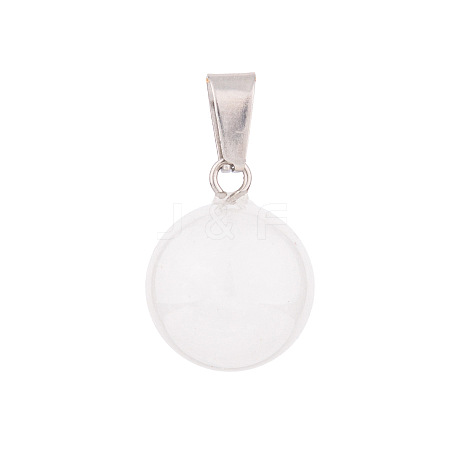 Natural Quartz Crystal Charms PW-WG74EB2-05-1