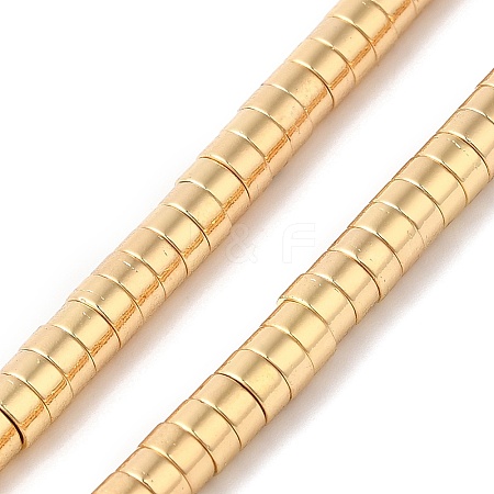 Electroplated Non-magnetic Synthetic Hematite Beads Strands G-E597-01-1