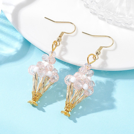 Glass Dangle Earrings EJEW-MZ00713-02-1