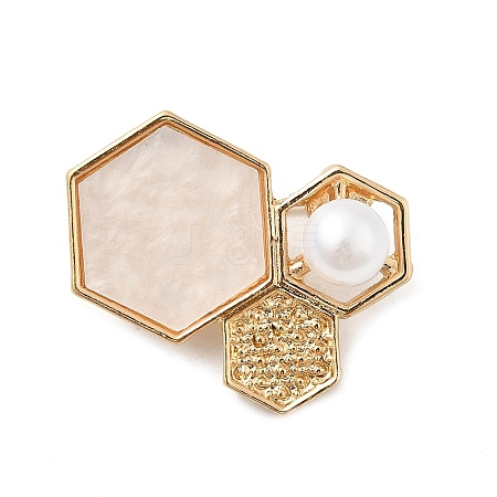 Alloy Brooches JEWB-H029-01A-G-1