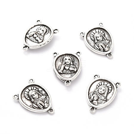 Tibetan Style Alloy Chandelier Component Links PALLOY-P224-31AS-1