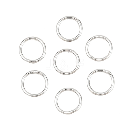 Brass Closed Jump Rings KK-D257-01P-05-1
