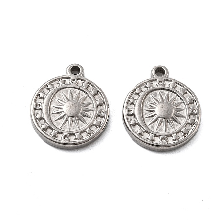 304 Stainless Steel Pendants STAS-V002-05P-1