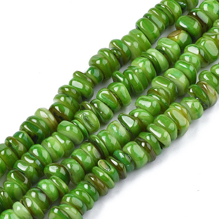 Natural Trochid Shell/Trochus Shell Beads Strands SHEL-S258-081-B05-1