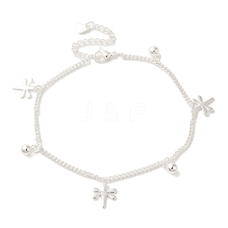 304 Stainless Steel Charm Bracelets BJEW-L673-022S-02-1