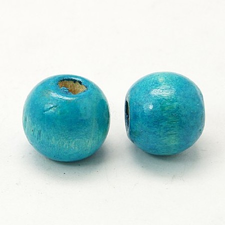 Natural Wood Beads W02KQ013-1