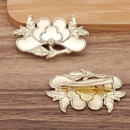 Alloy Enamel Alligator Hair Clips PW-WG27385-04-1