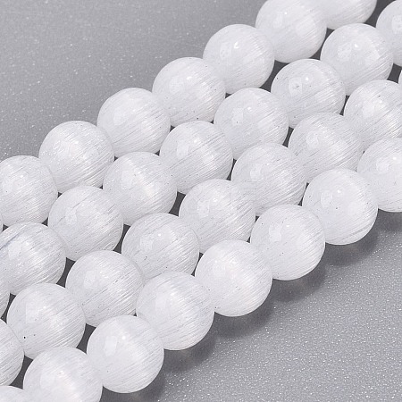 Glass Imitation Cat Eye Beads Strands GLAA-N074-03A-10-1