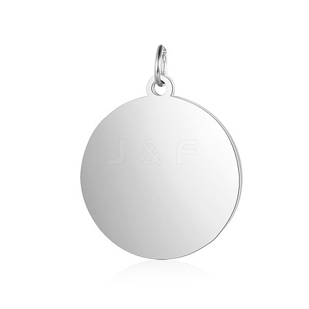 Anti-Tarnish 304 Stainless Steel Pendants STAS-I311-33H-P-1