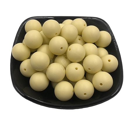 Silicone Beads SIL-WH0003-01A-14-1