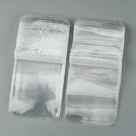 30Pcs Transparent Plastic Zip Lock Bags OPP-FS0001-06D-1